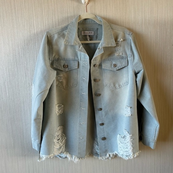 denim blvd Tops - Denim Blvd Jacket Oversized
